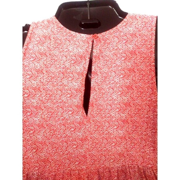 Old Navy Women Size Medium Dress SL Woven Swing Warm Combo Dress Keyhole Back - Picture 3 of 6